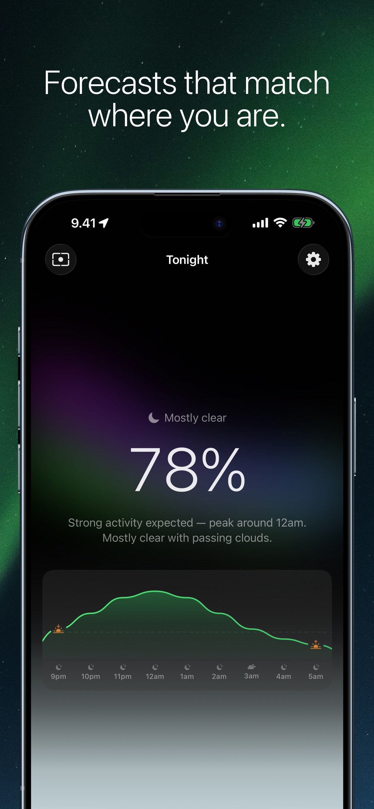 Screenshot 2 of Boreal: Aurora Forecast