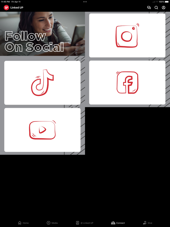 Linked UP Church iPad screenshot 4 - Lifestyle app