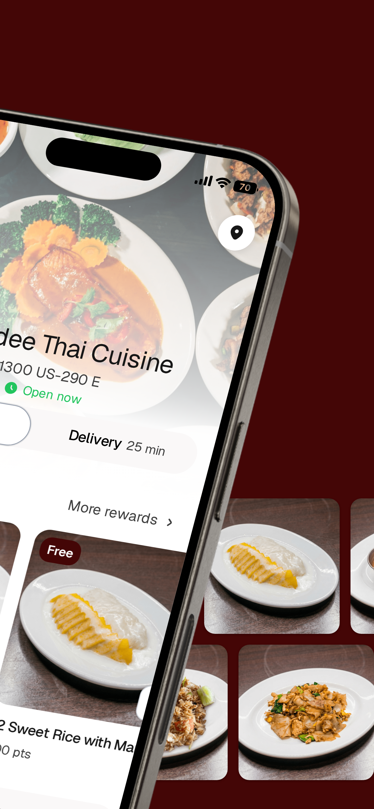 Chokdee Thai Cuisine of Manor screenshot 2