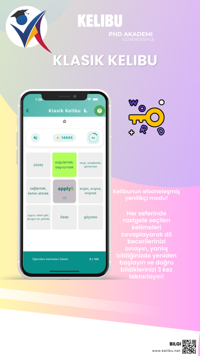 Kelibu: İngilizce Kelime Öğren Screenshot