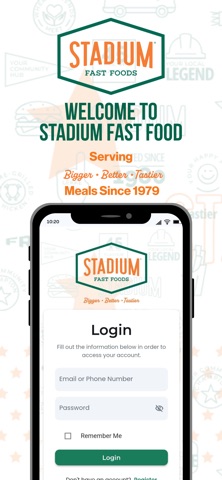 Stadium Fast Foods iPhone screenshot 2