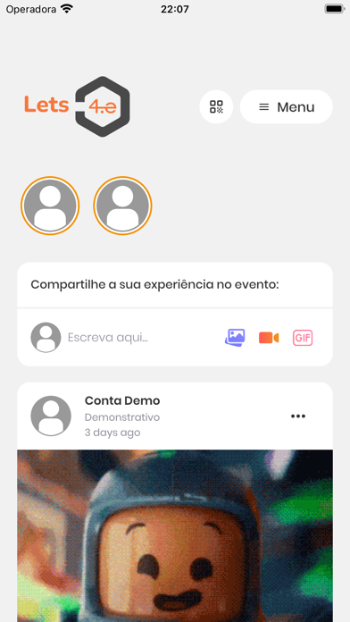 Meu Evento Digital Screenshot