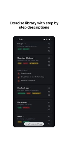 BodyForge Fitness screenshot