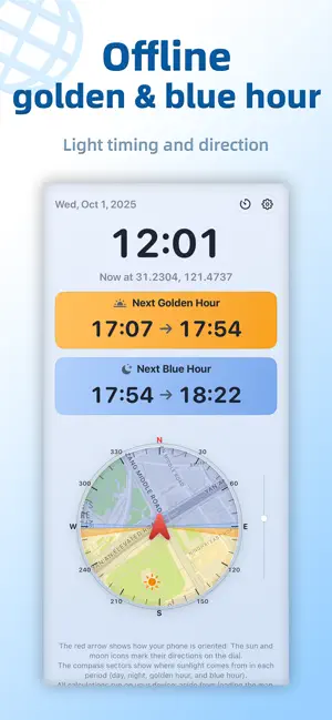 Twilight Compass screenshot 1