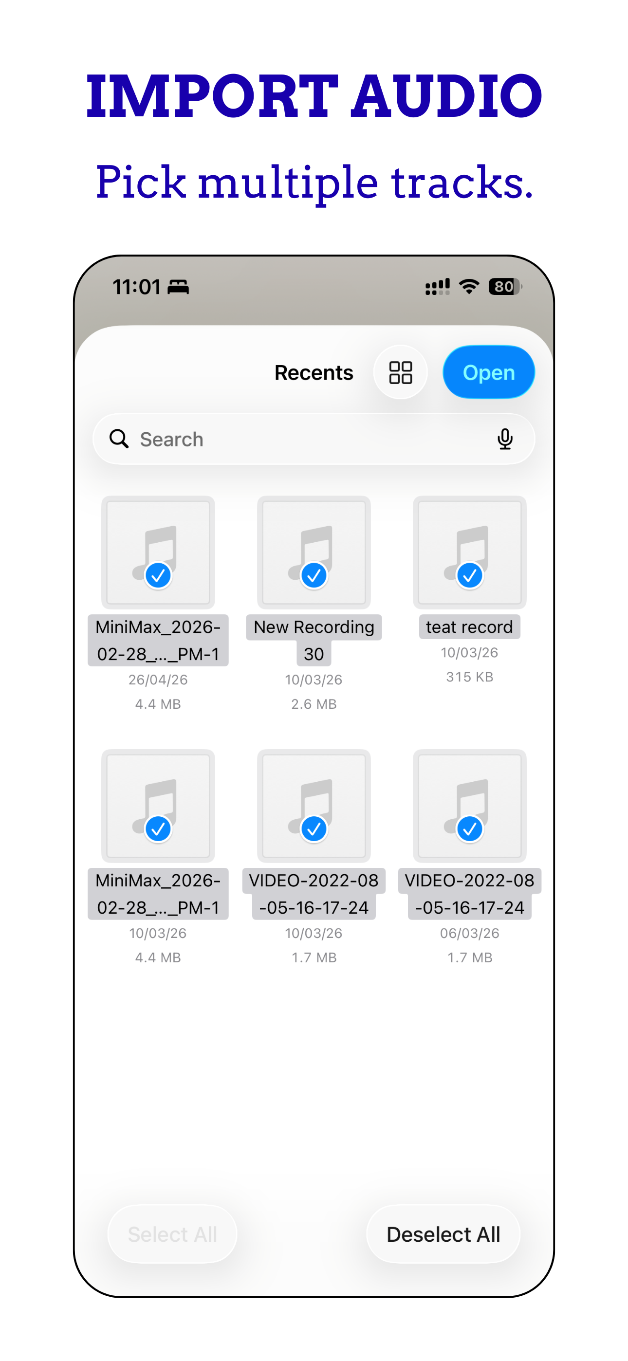 Audio Joiner & Merger: Audjio screenshot 3
