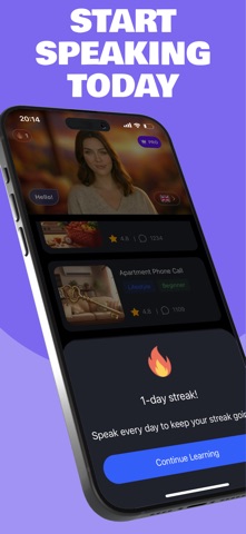 Glossa - AI English tutor screenshot
