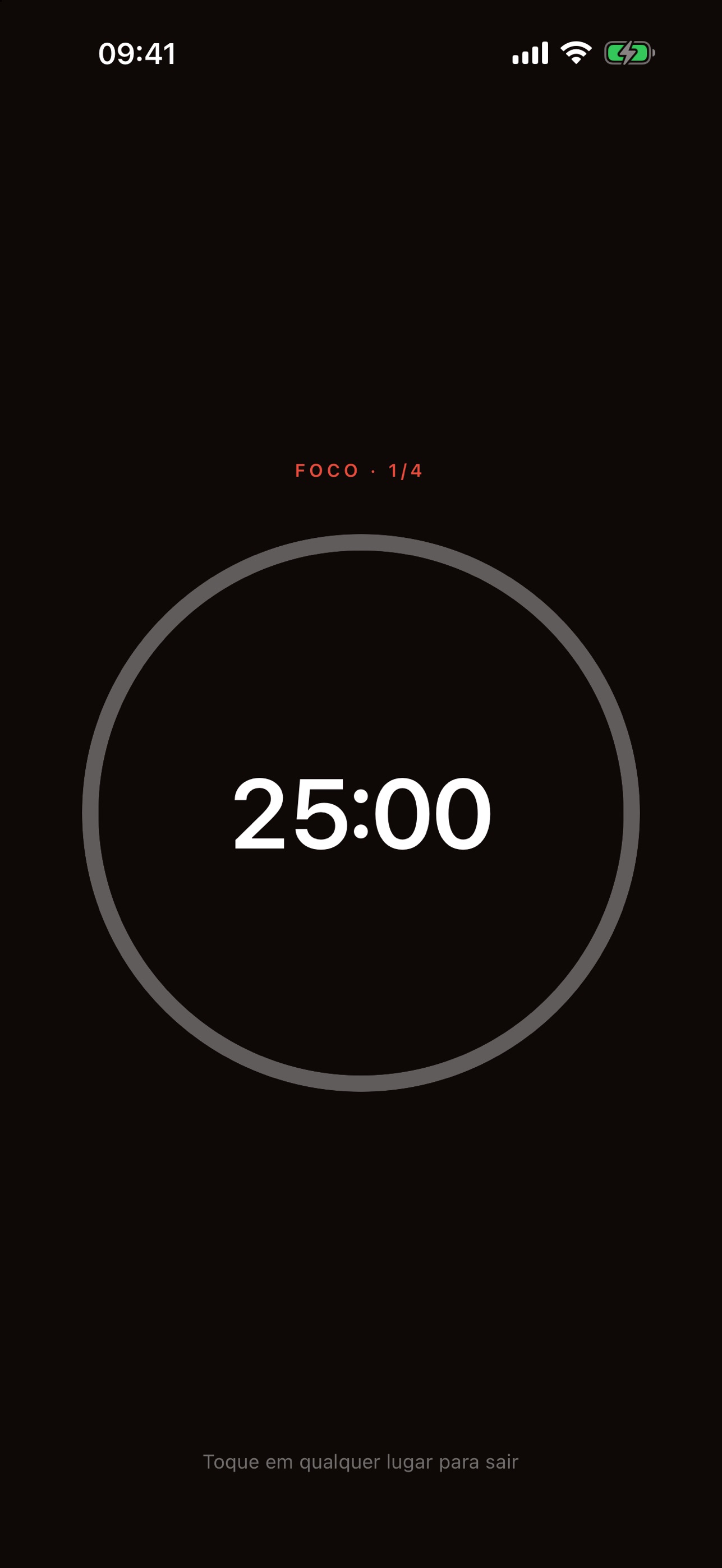 Screenshot 2 of Pomodoro Timer: Foco e Pausas
