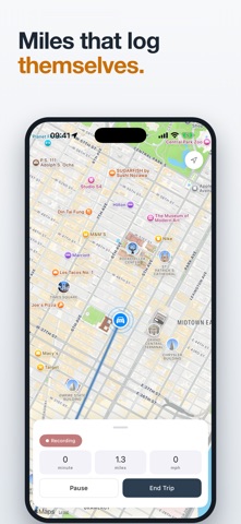 Mile Tracker: Mileage Trip Log Screenshot 2 of 5