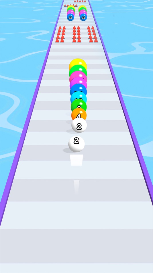 #5. Number Ball Race & Merge 3D (iOS) By: Abubakar Siddique