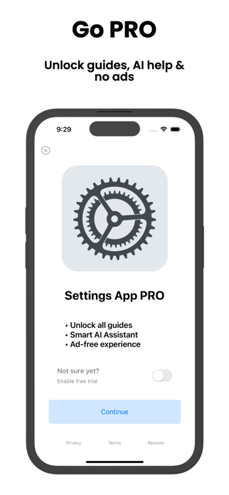 Settings App For Phone Screenshot 2 of 3