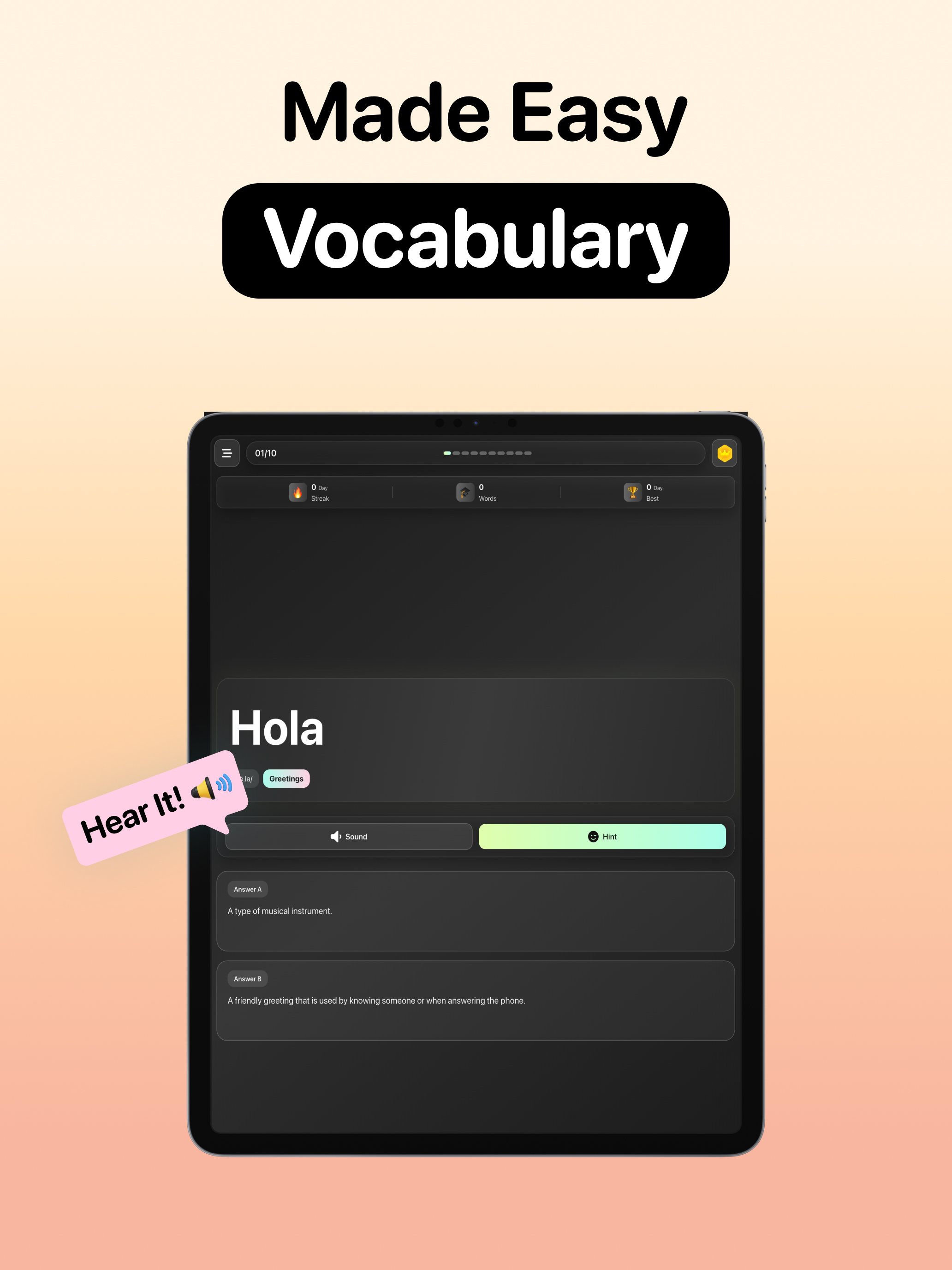 Talksy: Go Learn Español Words screenshot 8