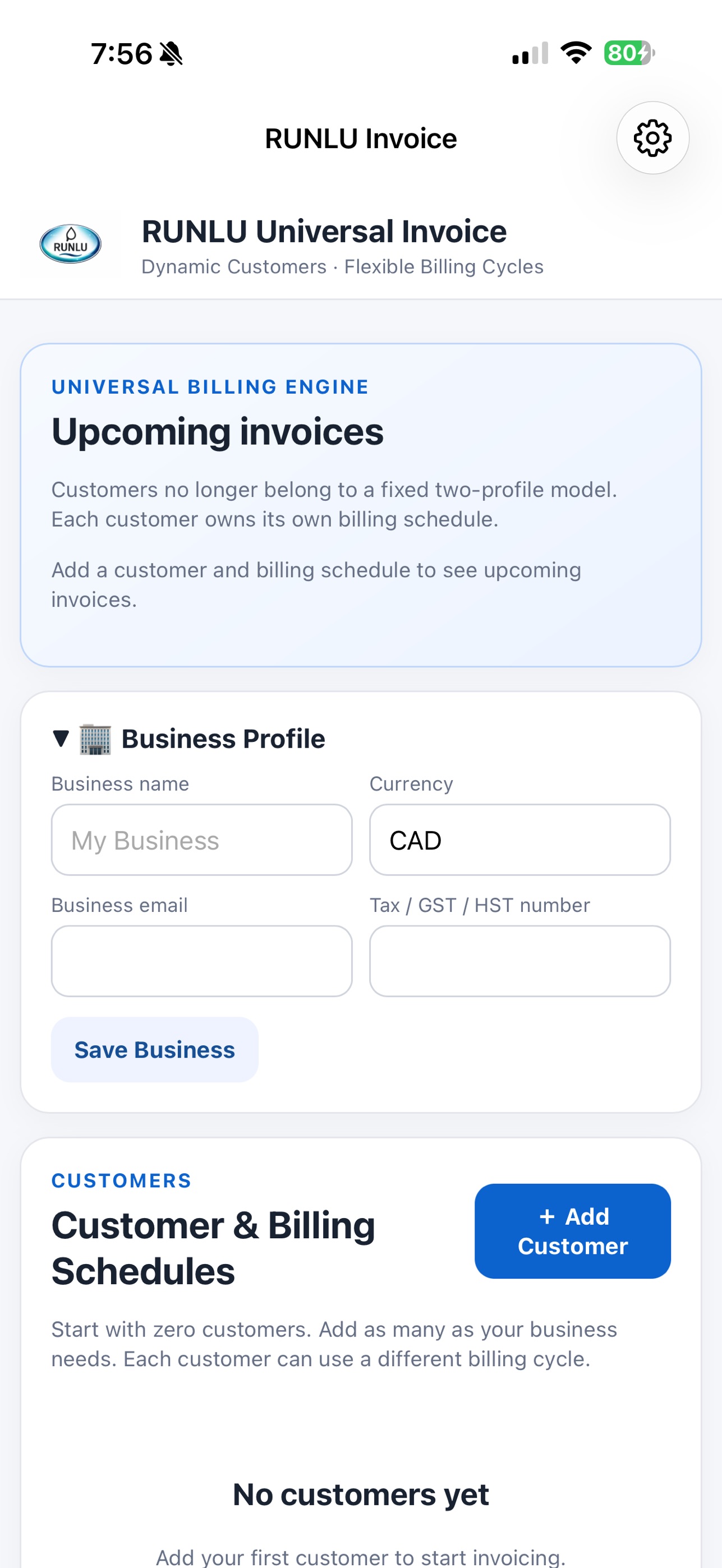 Screenshot 2 of RUNLU Universal Invoice