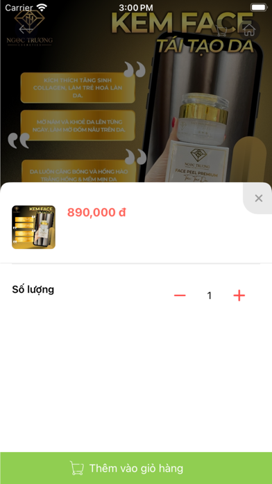 Ngọc Trương Cosmetic Screenshot