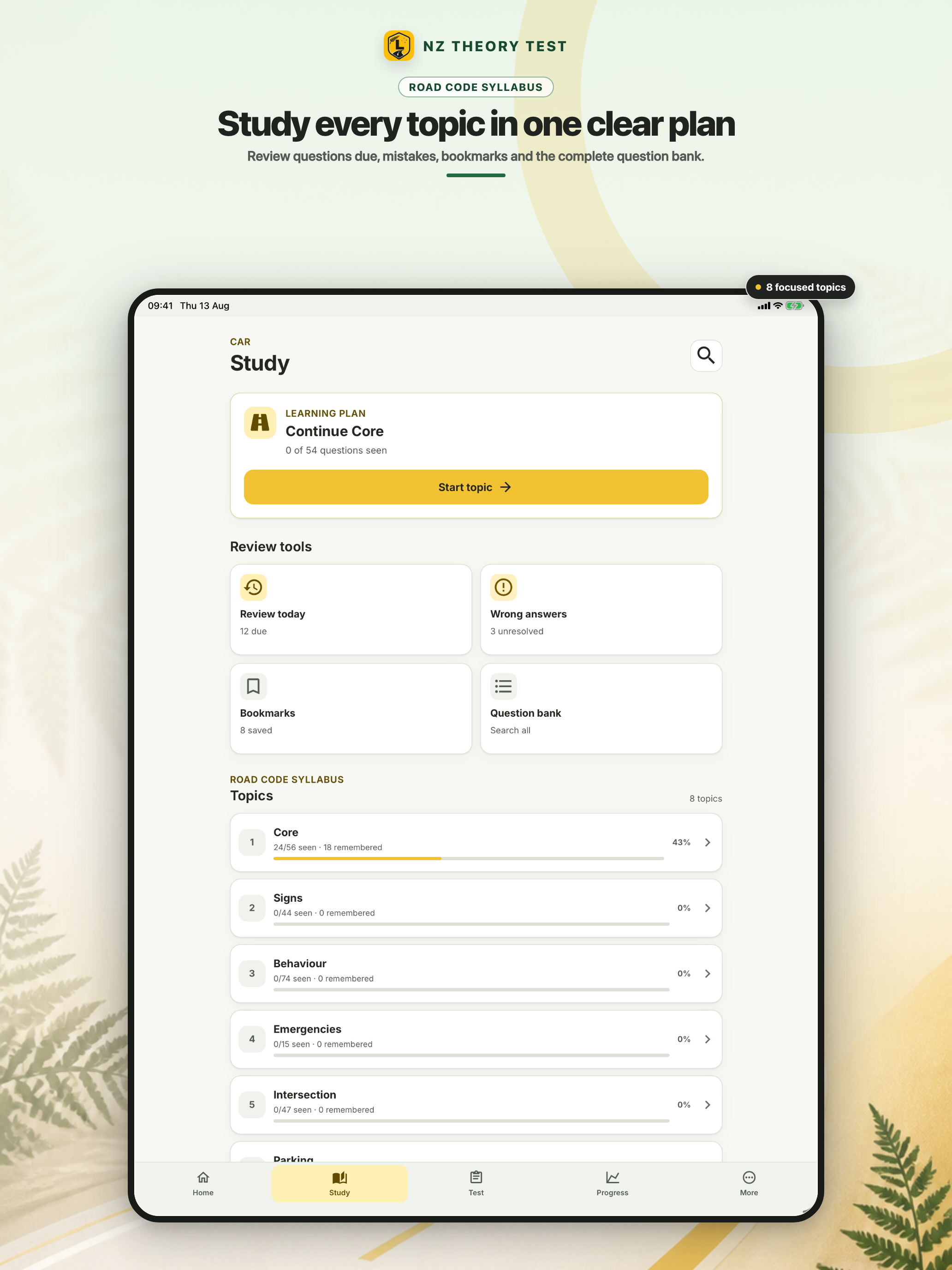NZ Theory Test 2026 screenshot 8