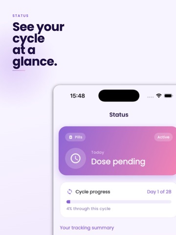 Birth Control Tracker iPad screenshot
