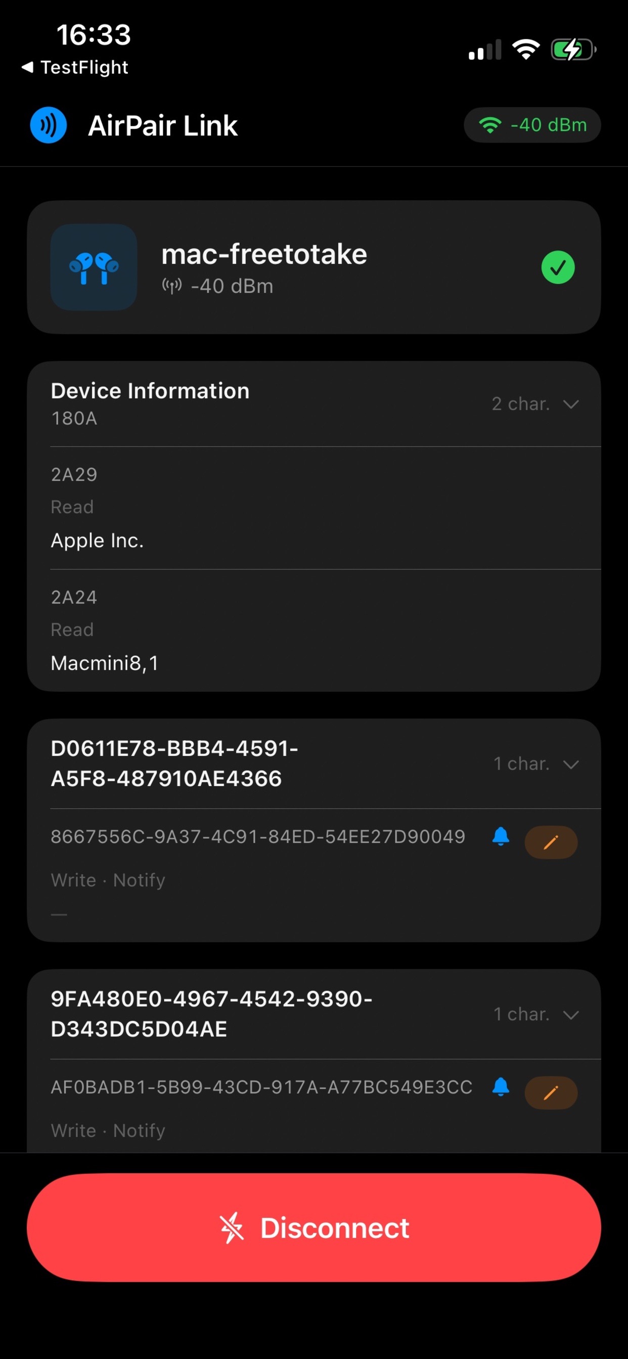 Screenshot 3 of AirPair Link: BLE Device Setup