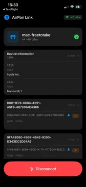 AirPair Link: BLE Device Setup screenshot 3