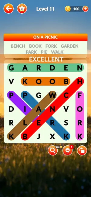Word Search:Collect Jigsaw screenshot 1