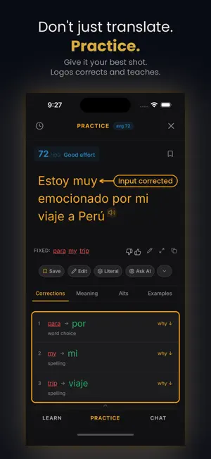 Logos Translator & Lessons screenshot 3
