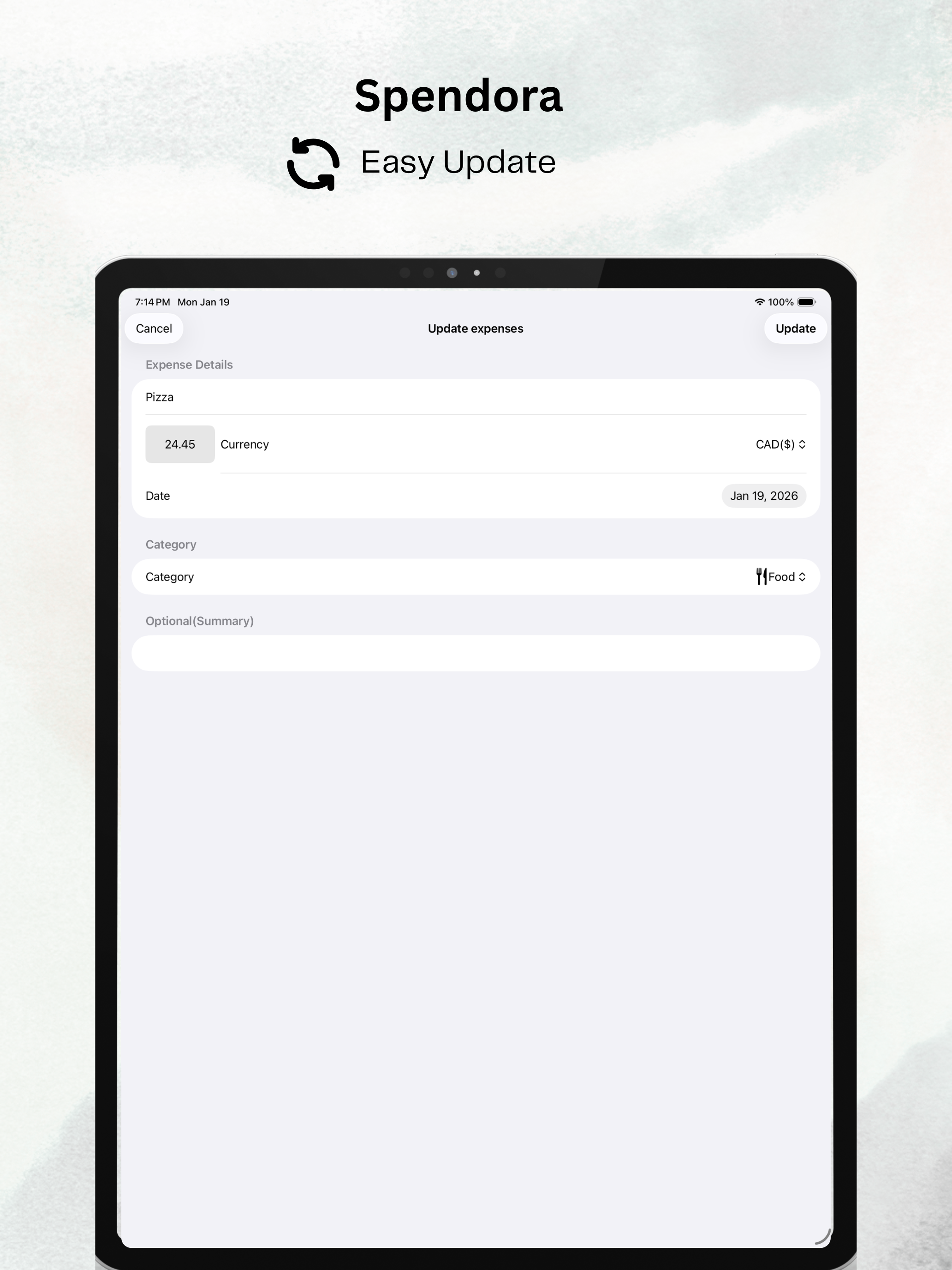 Spendora: Expense Tracker
