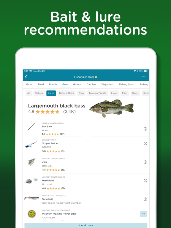 Fishing Spots - Fish Maps iPad screenshot 6 - Sports app