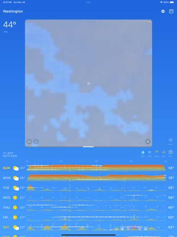 Visual Weather iPad screenshot