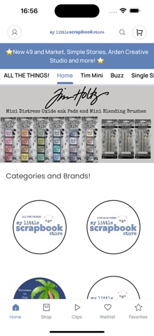 My Little Scrapbook Store iPhone screenshot