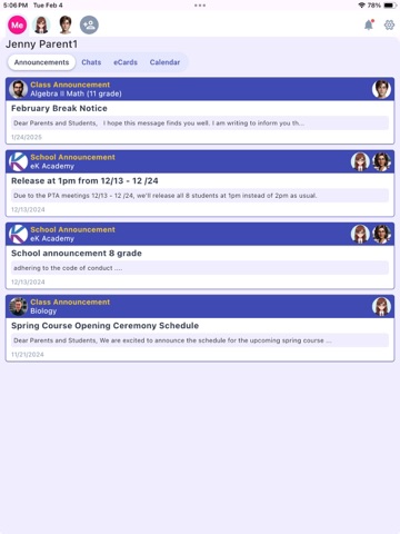 eKadence for Parents iPad screenshot 5