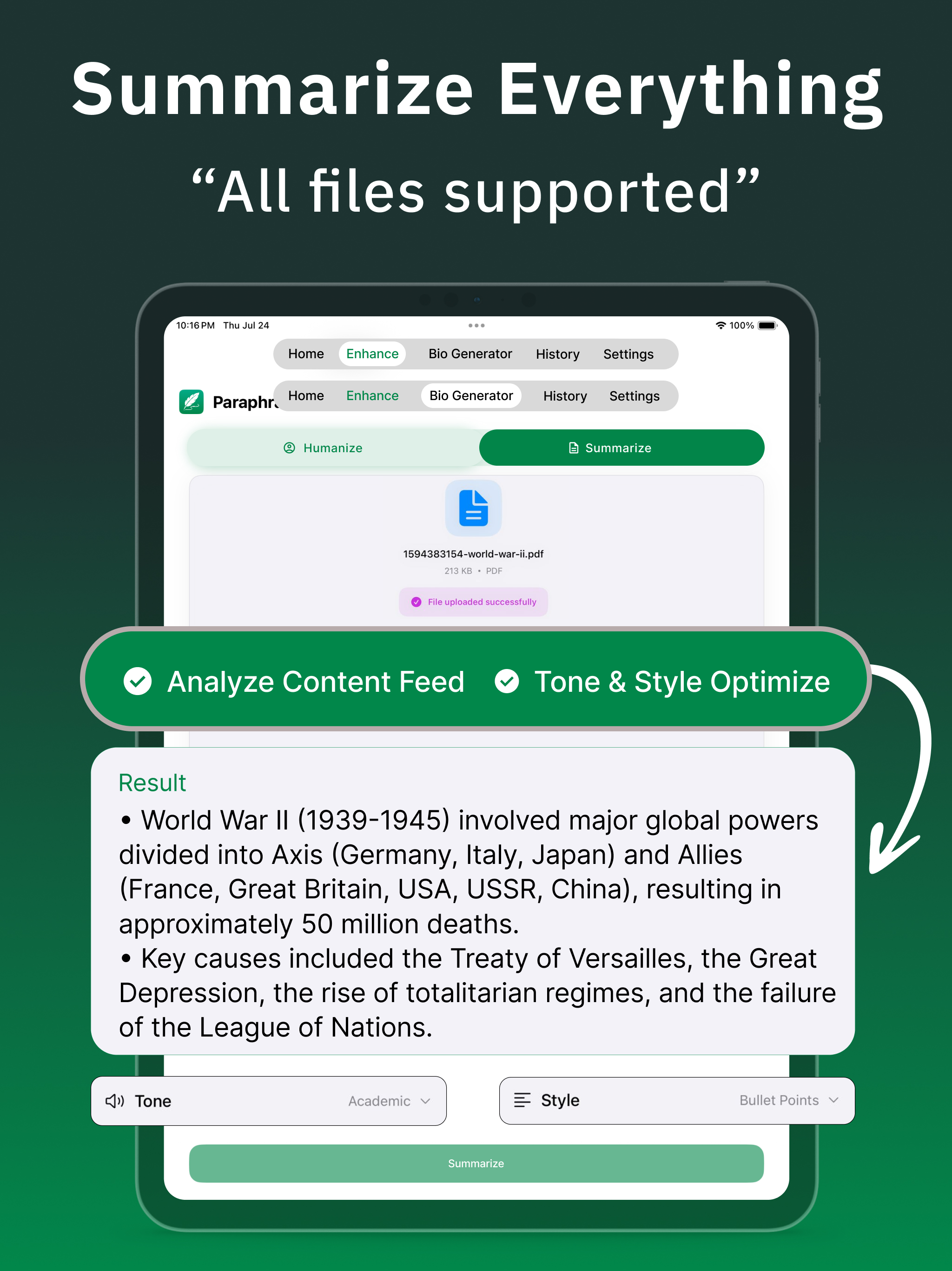 Paraphrase: Humanize AI Tool