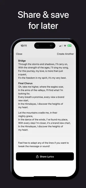 Lyric Generator: Song Maker screenshot 4
