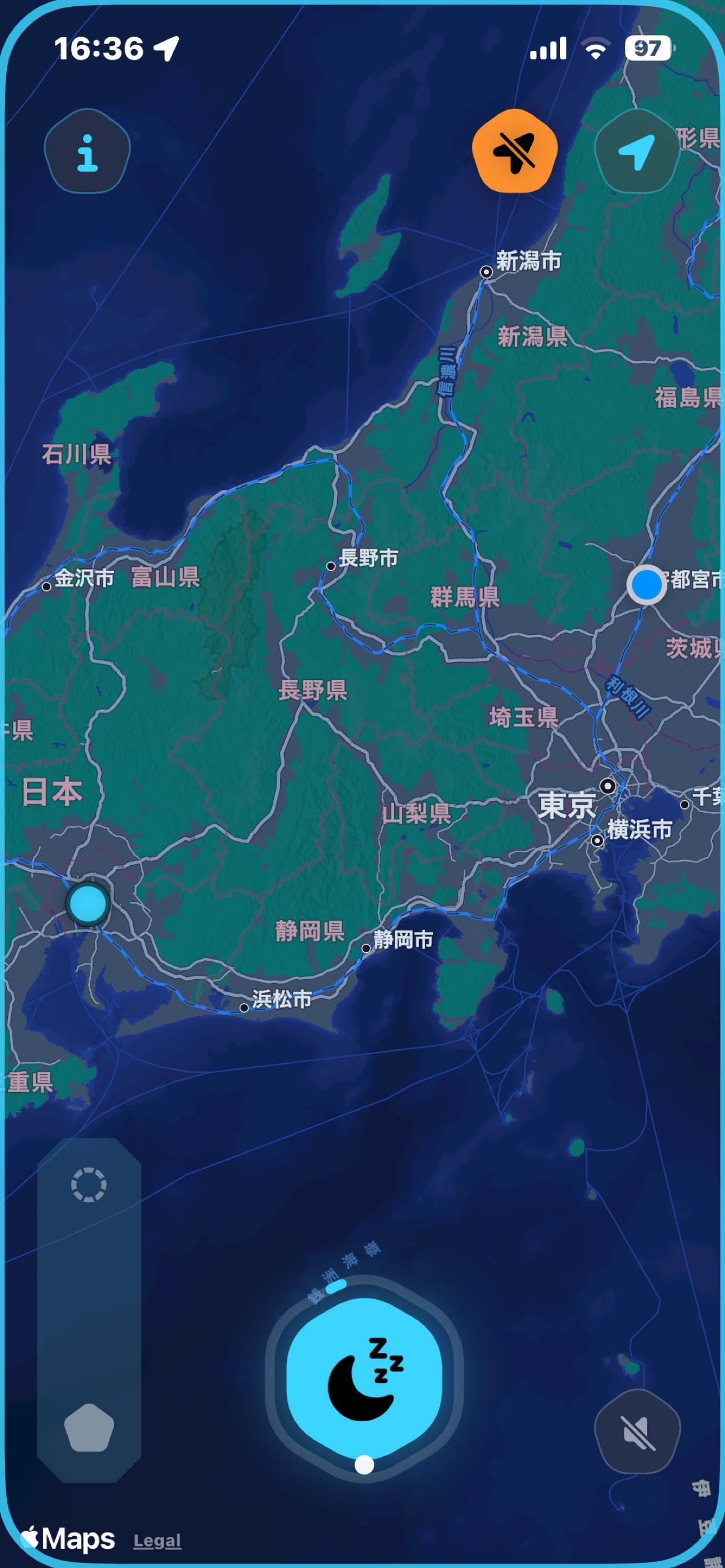 Screenshot 5 of 目的地周辺です
