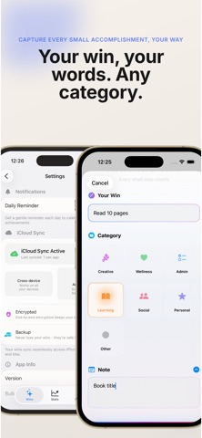 TinyWins: Daily Wins Journal screenshot