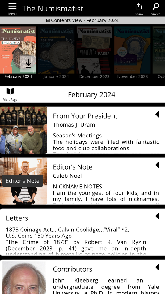 #5. The Numismatist (iOS) 由: American Numismatic Association