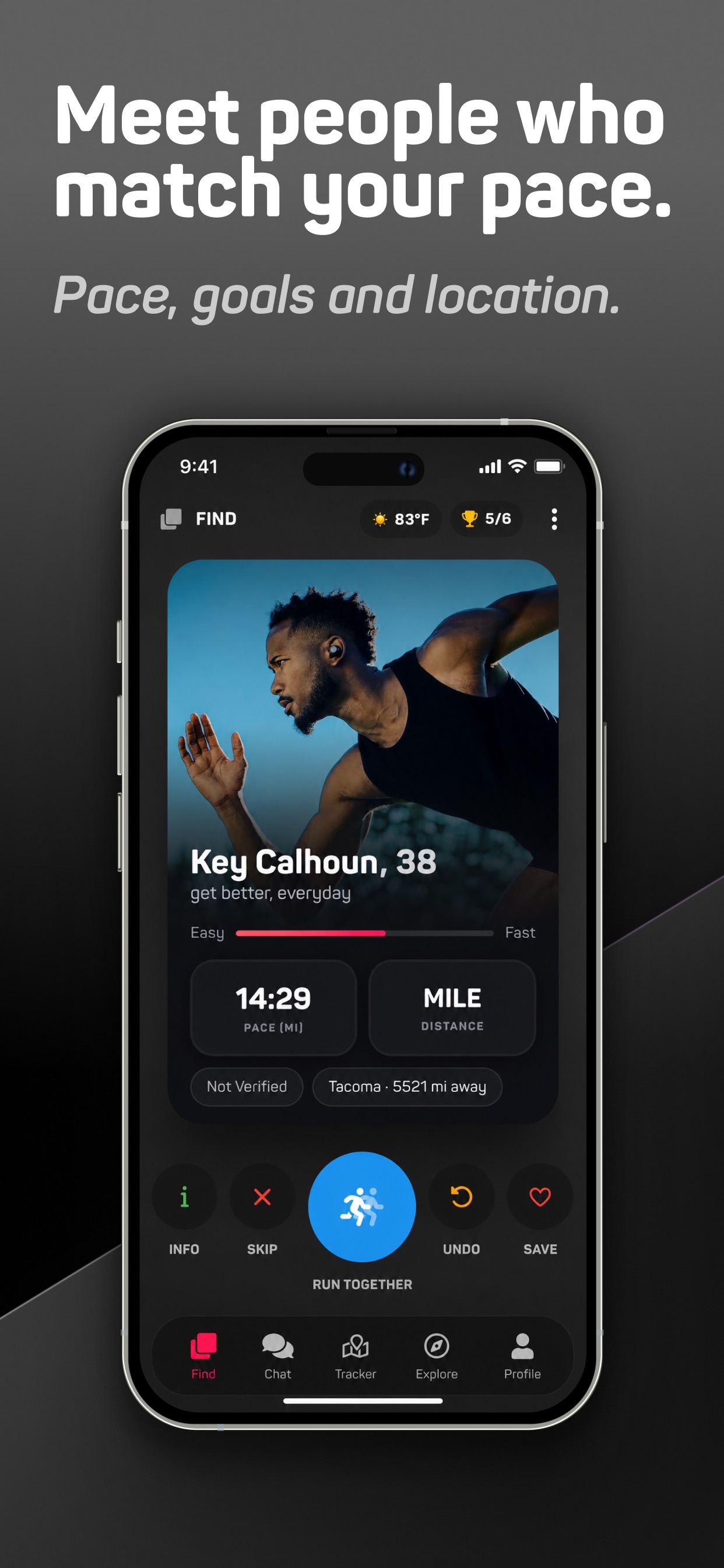 Screenshot 2 of PaceMatcher