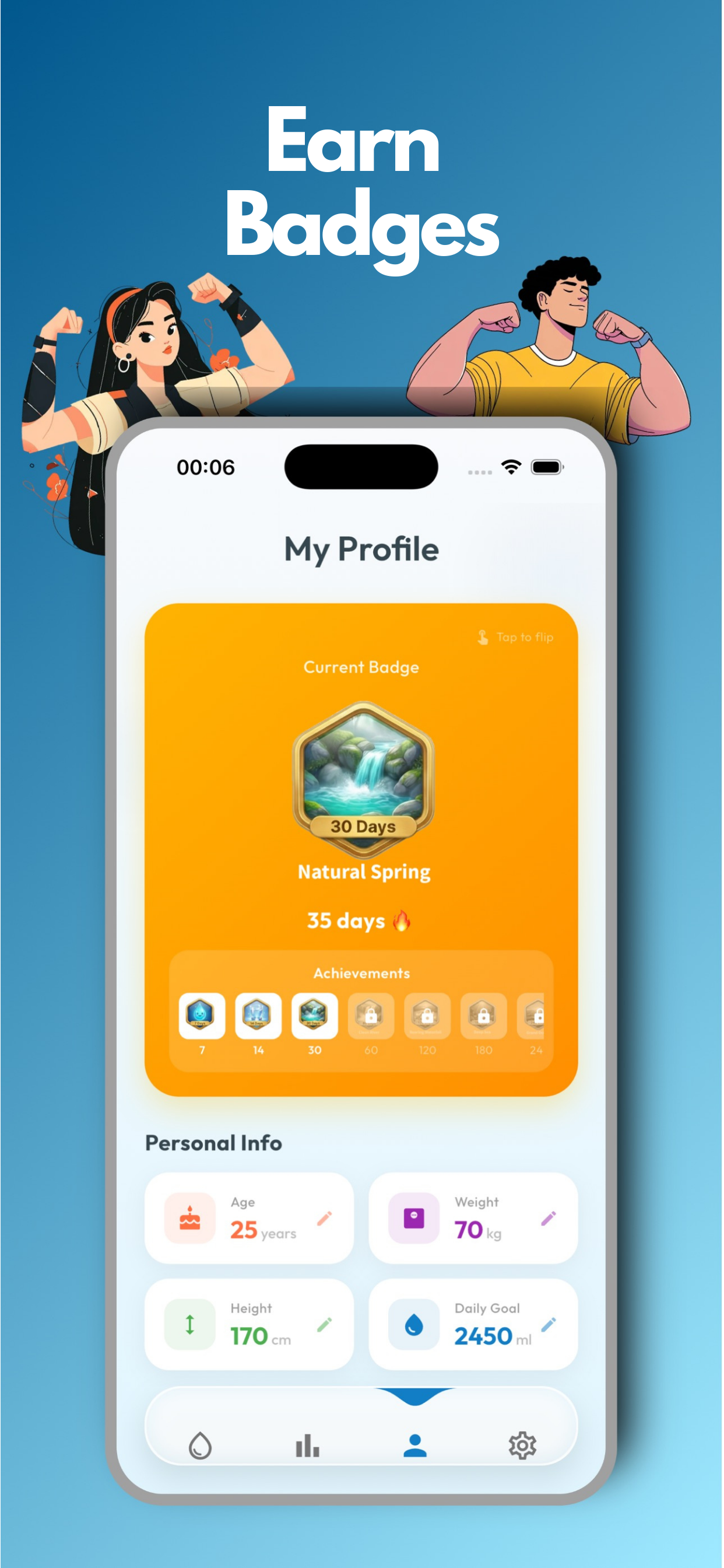 MyWater:Tracker Drink Reminder screenshot 5