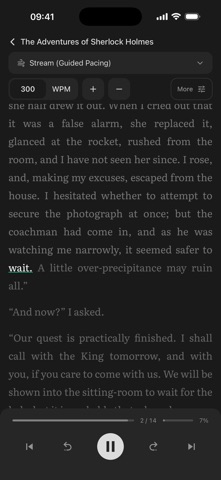 Speed Reading: Speble Screenshot 2 of 7
