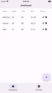 diveplan - plan your dive iPhone Captures Décran 2