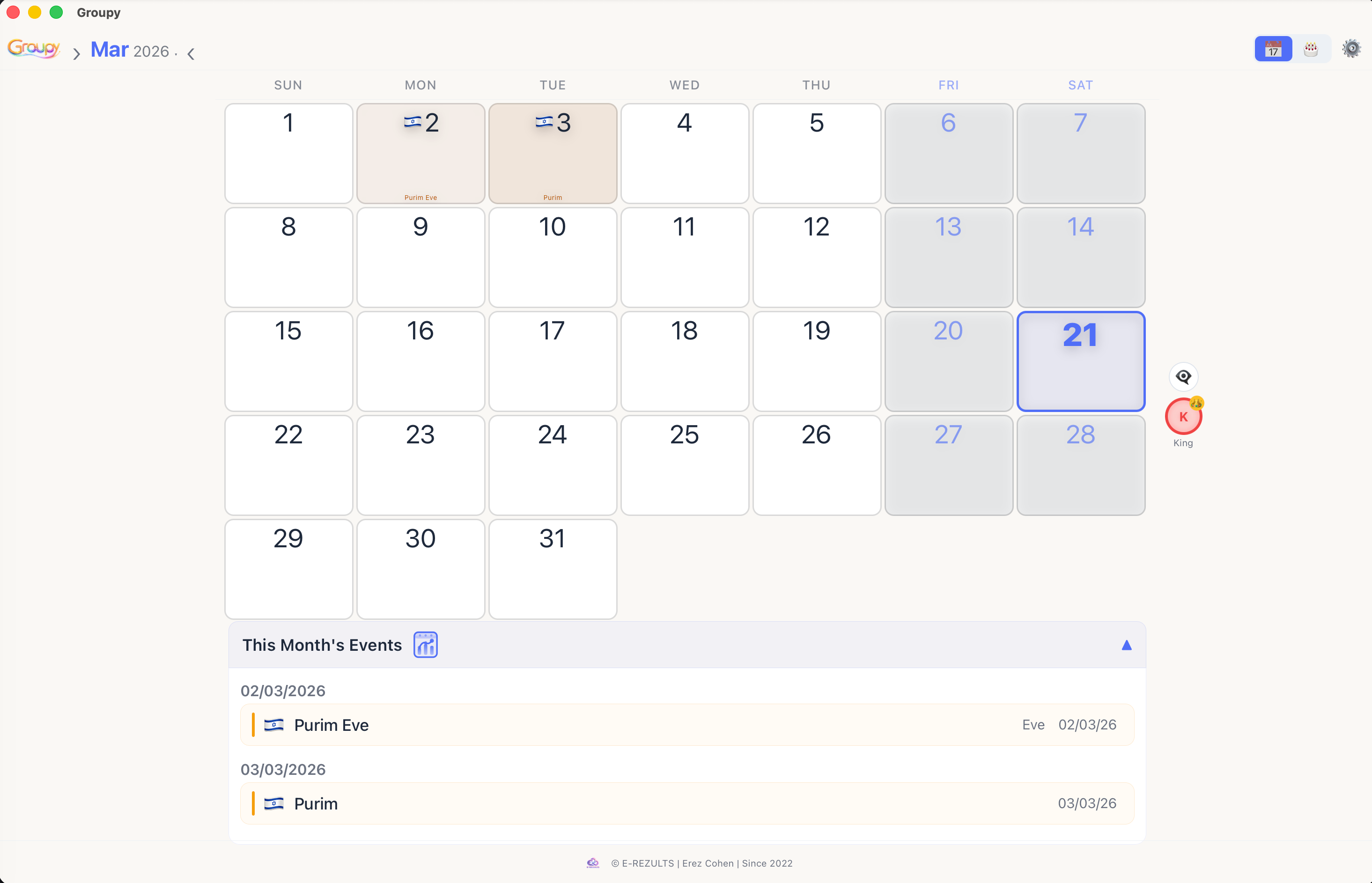 Groupy: Calendar Sharing screenshot 11
