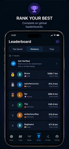 TripRank: Speed Tracker Screenshot 3 of 10