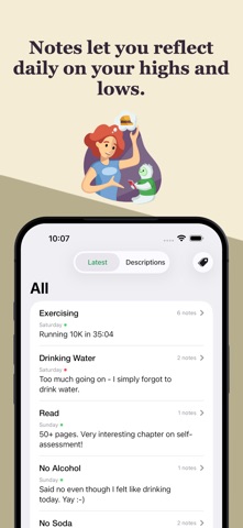 Way of Life - Habit Tracker iPhone screenshot