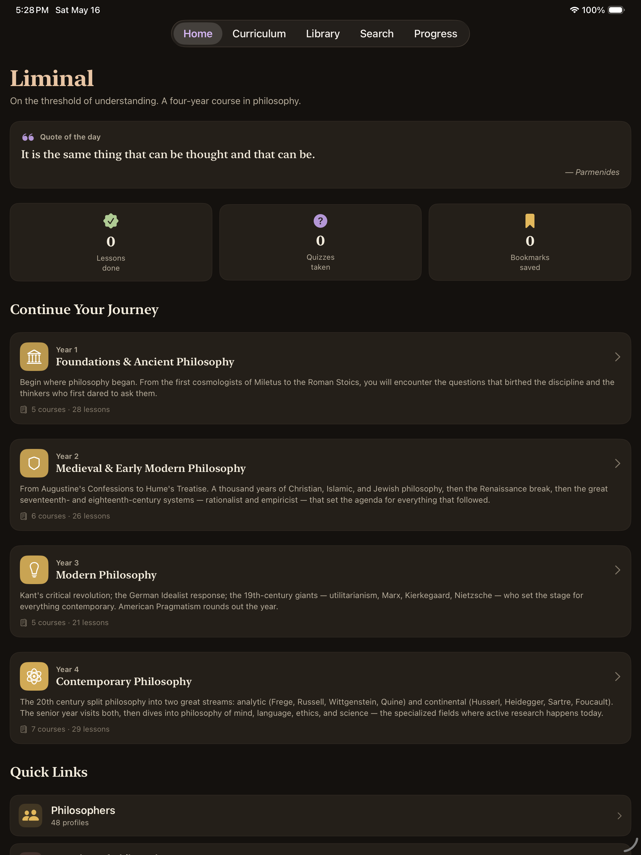 Liminal - Philosophy Made Easy