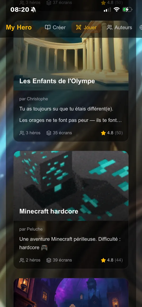 Screenshot #2 pour MyHero - livres interactifs