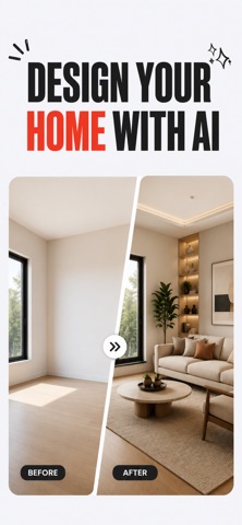 ReHome - AI Interior Design iPhone screenshot