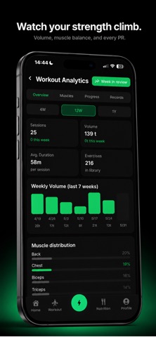 KOVA: Workout & Macro Tracker Screenshot 5 of 6