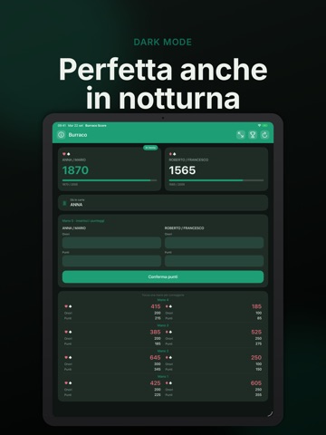 Burraco Score iPad screenshot