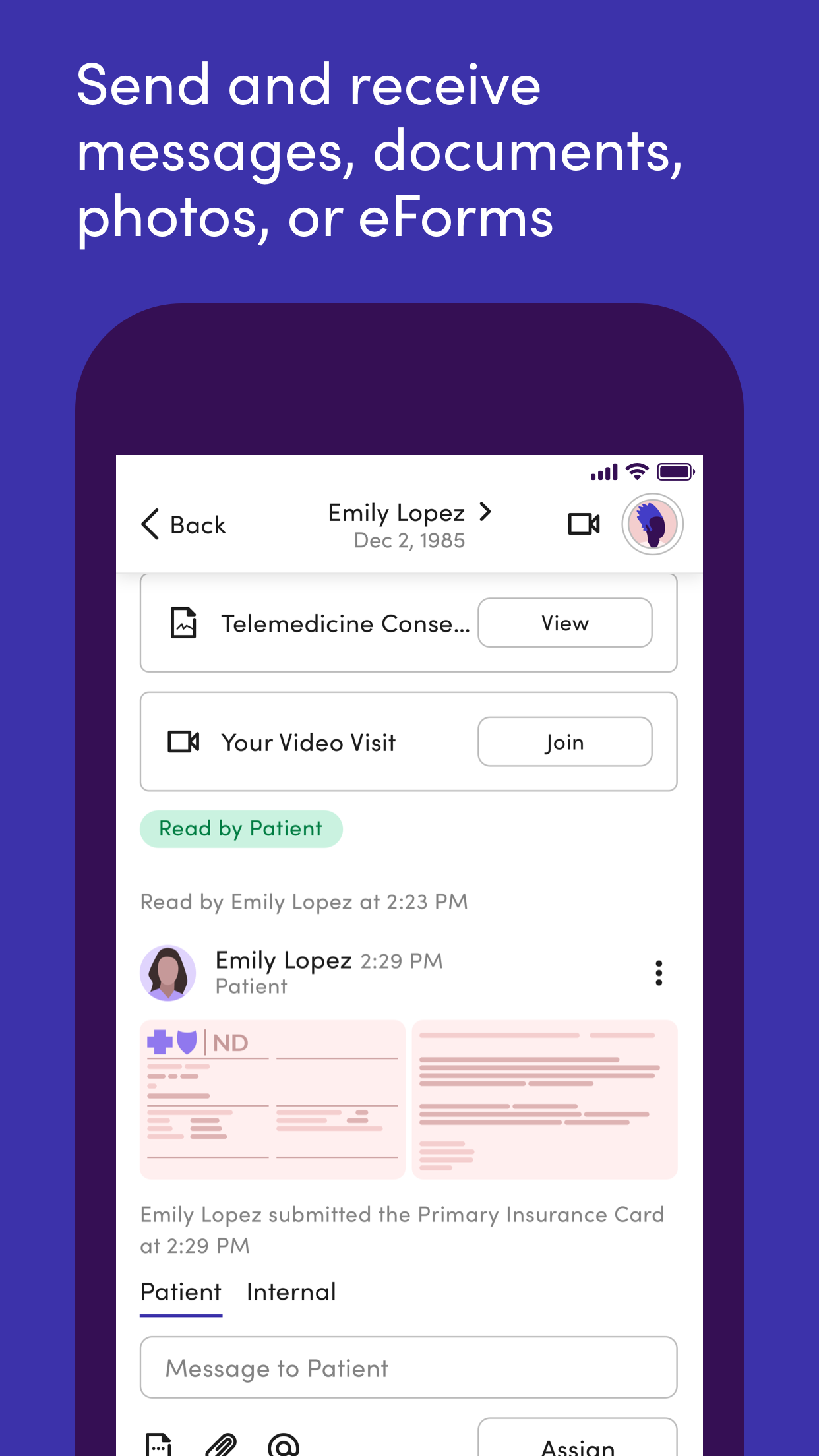 Klara – Patient communication screenshot 3