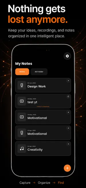 AI Voice Notes : NotePilot screenshot 1