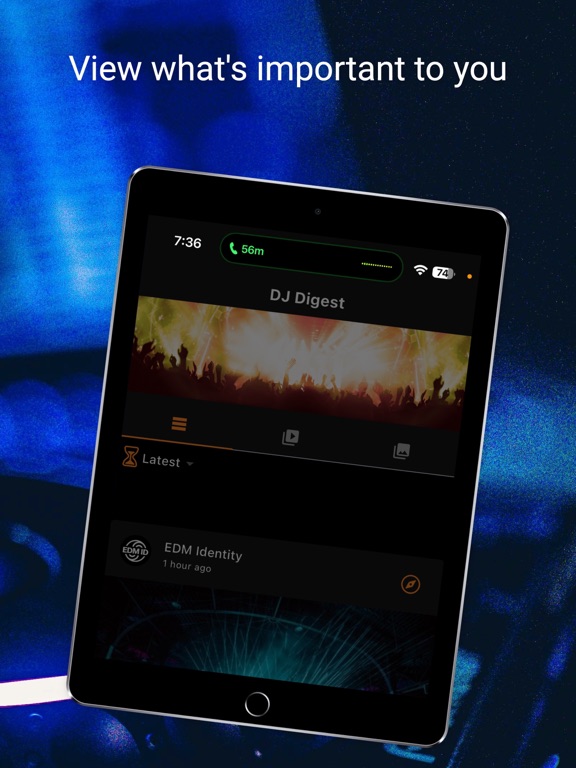 DJ Digest iPad screenshot 4 - Music app