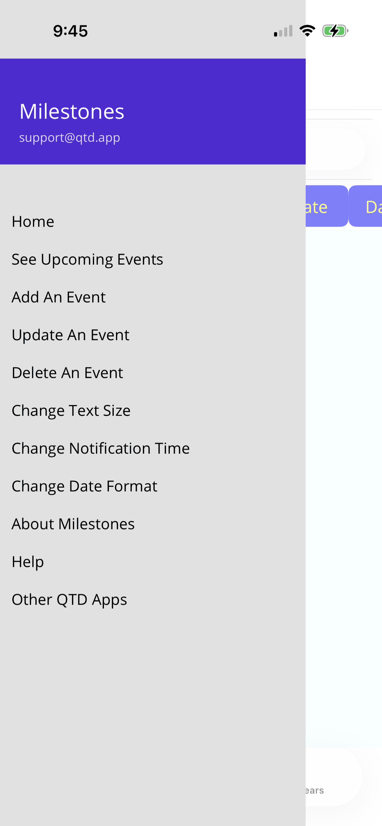 QTD-Milestones screenshot 3