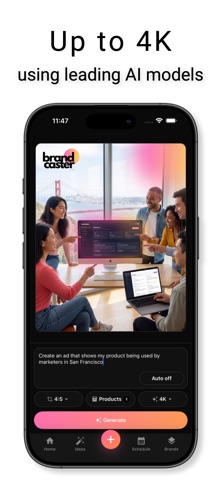 Brandcaster: AI Content Studio screenshot